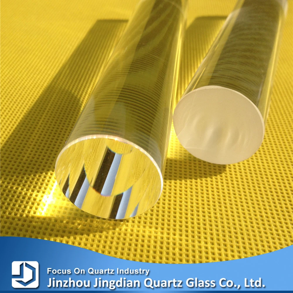 JD High Temperature Clear Quartz Crystal Optical Glass Rod