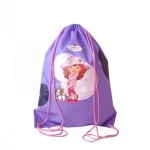 JEYCO BAGS Zhejiang Wenzhou factory custom promotional logo printing 190T nylon waterproof drawstring backpack beach bag