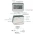 Import J&R Slient Light Blinking Alarm Mini Jumbo Display Students Timing Study Clock from China