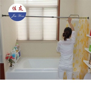 JYXF DIY extendable bathroom shower curtain rod JYY-618