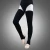 Import K2831 cheap leg warmers with Stirrups dance leg warmer black from China