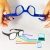Import Kelly Kapowski Pink *Glitter* Flexible Screen Time Blue Blocker Toddler Glasses (ages 2-4) with AVN Lenses from USA