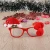 Import Kids Adult Christmas hat glass Eyeglass Costume Eye Frame Party Decor Gift Novelty Ornament Costume Accessory from China