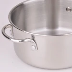 Kids cooking set 304 tableware set kitchen toy cooking ware kitchen buffer warmer stainless steel cookware sets