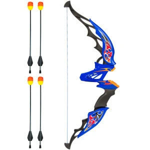Kids Toy Archery Bow And Arrow Set With Bow, 4 Soft Foam Dart Arrows