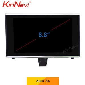 KiriNavi android 8.1 8.8&quot; car radio navigation system for Audi A6 2011 - 2016 touch screen car dvd player 5G WIFI DAB+DSP