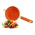 Import Kitchen accessories tools	silicone flexible strainer foldable collapsible colander from China
