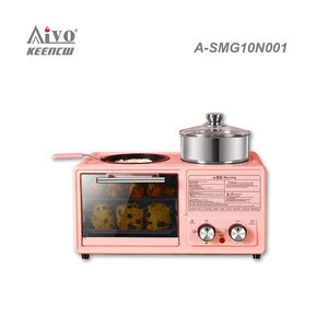 Kitchen Electric Oven Multifunction Baking Pizza Oven Breakfast Maker Oven With Frying Pan