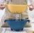 Import Kitchen large plastic sink ball rolling strainer washing double layered rotatable colander drain basket from China