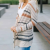 Import Knit Sweater Women&#x27;s Spring And Autumn Jacket New Long-Sleeved European And American Stripes Contrast Color Women&#x27;s Jacket from China
