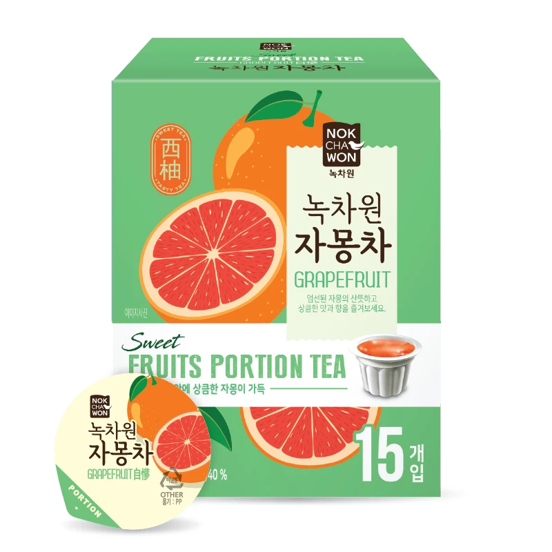 Korea grapefruit concentrate fruit tea bag for tea time drinking