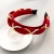 Import Korean New Hair Hoop Fashion Solid Color Velvet Metal Chain Hairbands women Hair Accessories Padded Pearls Headband from China