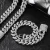 Import KRKC&amp;CO Hip Hop Jewelry 12MM White Gold Plated Iced Out Cuban Link CZ Prong Cuban Link Chain Necklace Diamond Cuban Chain from China