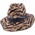 Import Ladies Unconstructed Tiger Print Wool Felt Fedora Hat from China