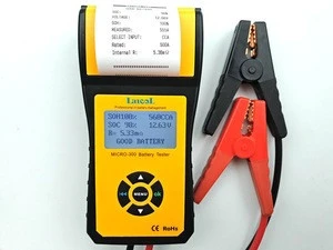 Lancol MICRO-300 Car Battery Tester 12V with Printer Autom Digital Car Battery Tester Car Diagnostic Tool