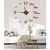 Large DIY 3D Acrylic Wall Clock Modern Design Clock Mirror Sticker Living Room Decor