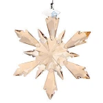 Large K9  Crystal Snowflake pendant used for Christmas Ornament Christmas tree Decor