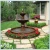Import large size outdoor garden 3 tier modern marble water fountain from China