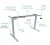 Import Latest Design Dual Motor Height Adjustable Desk  With 4 Memory Preset from China