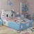 Import Latest double bed designs pink color children bed girls Kids bedY908 from China