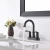 Import Lead-Free Modern Commercial Two Handle Oil Rubbed Bronze Bathroom Faucet Bathroom Vanity Sink Faucets from China