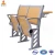 Import Lecture Hall furniture for school wood and steel Classroom Auditorium Chair from China