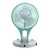 Import LED Lighting Mini Fan Portable Home Office Cooling Table Fan With 2200mA Battery Charging from China