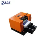 LED UV Flatbed printer for glass ceramic wood plastic leather PVC KT board factory supply sole agent