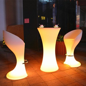 Light Bar Furniture LED Pool table LED Lighted Bar Table Stool