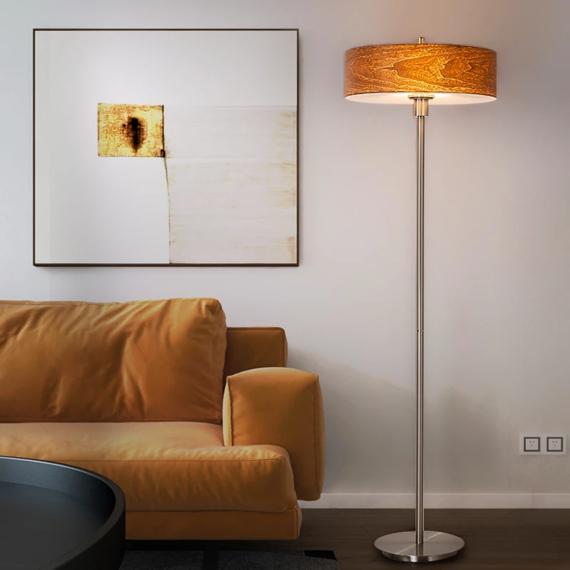 Lighting stand lamp wooden decorated tripod floor lamp base 2020 handmade modern natural adjustable wood floor lamp