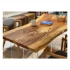 Live edge epoxy resin table South America Walnut/Suar wood dining table tops