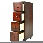 living room sofa 20cm narrow solid wooden drawer cabinet drawer type storage cabinet