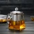 Import Low MOQ Personalized Clear Glass Pyrex Tea Pot With Infuser from China