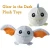 Import Luminous toy fluorescent soft toy glow in the dark plush toys from China