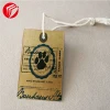 luxury custom price kraft paper hang tag design for garment  clothing custom paper kraft swing tags