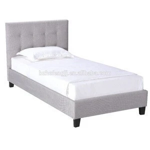 luxury upholstered children bed wooden slats single bed frame single bed designs