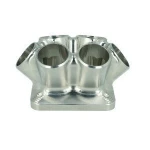 Made in china custom high quality 5axis CNC milling  vacuum tube solar collector manifold