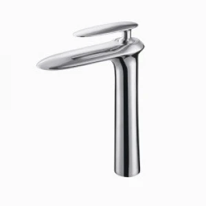 Manfactory modern bathroom sink tap deck mounted chrome single handle basin faucet mixer