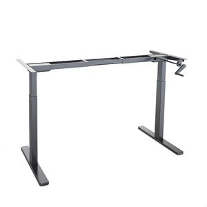 Manual Adjustable Desk Frame - Lifting Foldable Fast Lifting Height Sit Standing Adjustable Desk Stand