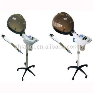 Manufacture 2 in 1 facial steamer + 5x magnifying lamp ozone salon spa beauty equipment for wholesale
