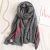 Import Manufacturer 2020 latest high quality women ladies luxury brand designer inspired scarf print cotton viscose hijabs wide shawls from China
