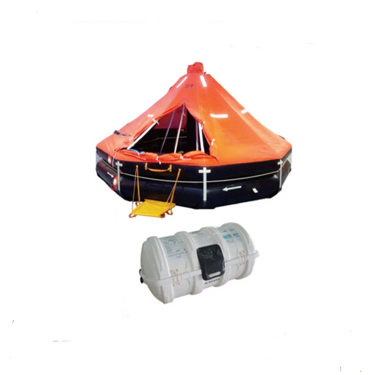 Marine SOLAS 12,15,20,25 persons Davit-launched Inflatable Life raft