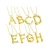 Import Matte Gold Tone Statement Bamboo Alphabet A-Z Pendant Necklace 18K Real Gold Plated Letter Z Initial Alphabet Necklace from China