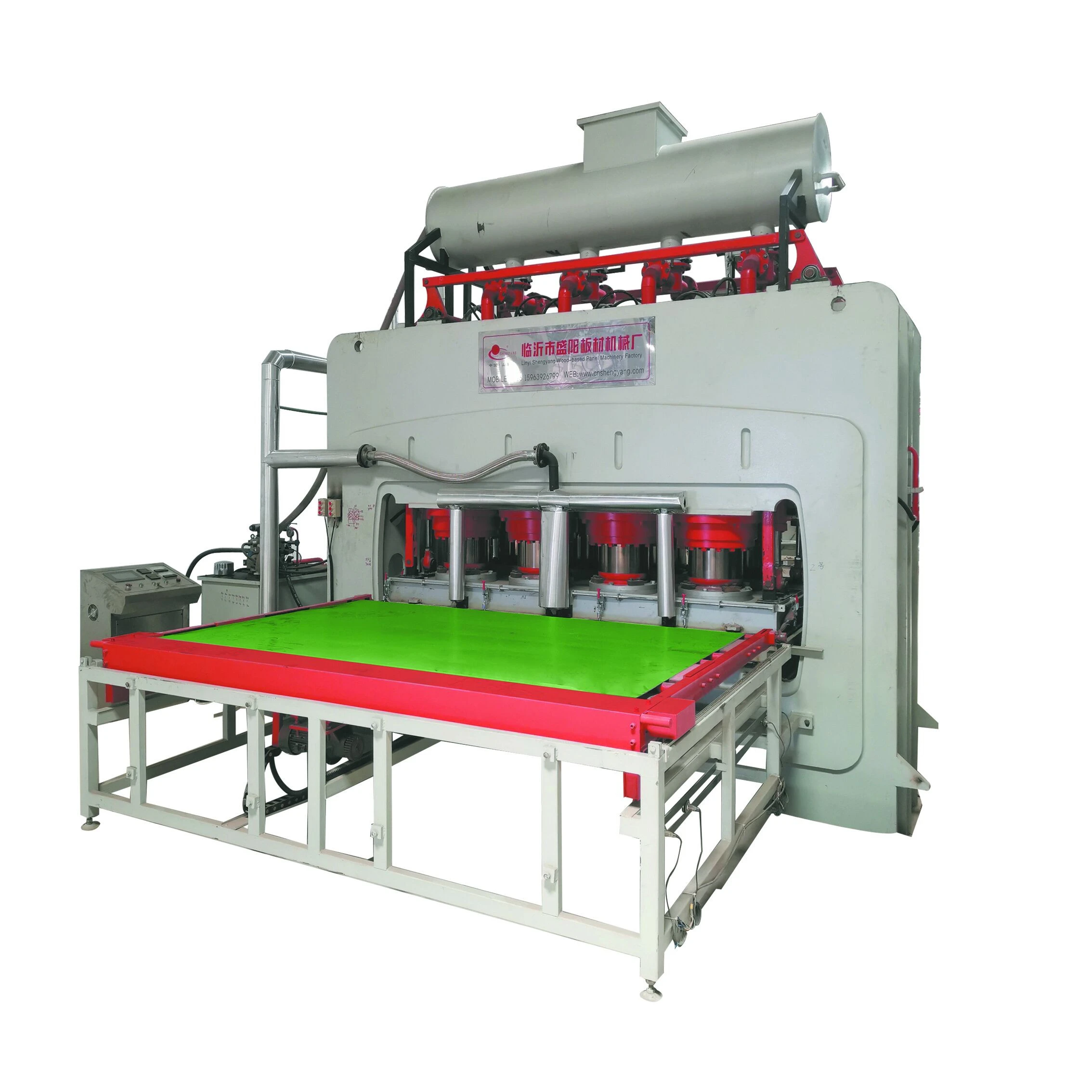 Melamine hot press/ laminating machine for MDF/ particle board