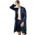 Import Mens Solid Color Silk Satin Robe  with Shorts Nightgown Long Sleeve House Kimono Luxurious Bathrobe Set from China