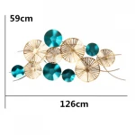 Metal 3D Hallway and Living Room Background Wall Decoration Art