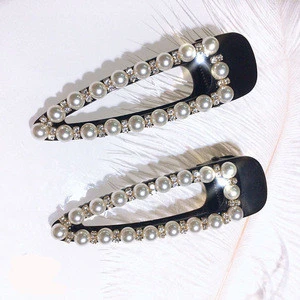 Metal Hair Clips Pearl Barrettes For Women and Girls Wedding Party Accessories 2019 News