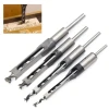 Metal Material Wood Square drill bits Hollow Hole Mortise Chisel Drill Bit for Wood Square Hole Drilling