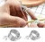 Import Metal Yarn Guide Knitting Thimble, BENBO 2 Sizes Knitting Thimble Stainless Steel Thimble Finger Ring for Knitting Crafts from China
