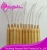 Import Micro Ring Beads Crochet Hair Hook Needle Wooden Handle Pulling 50Pcs Needle Hook Feather Wig Hair Extension Tools from China